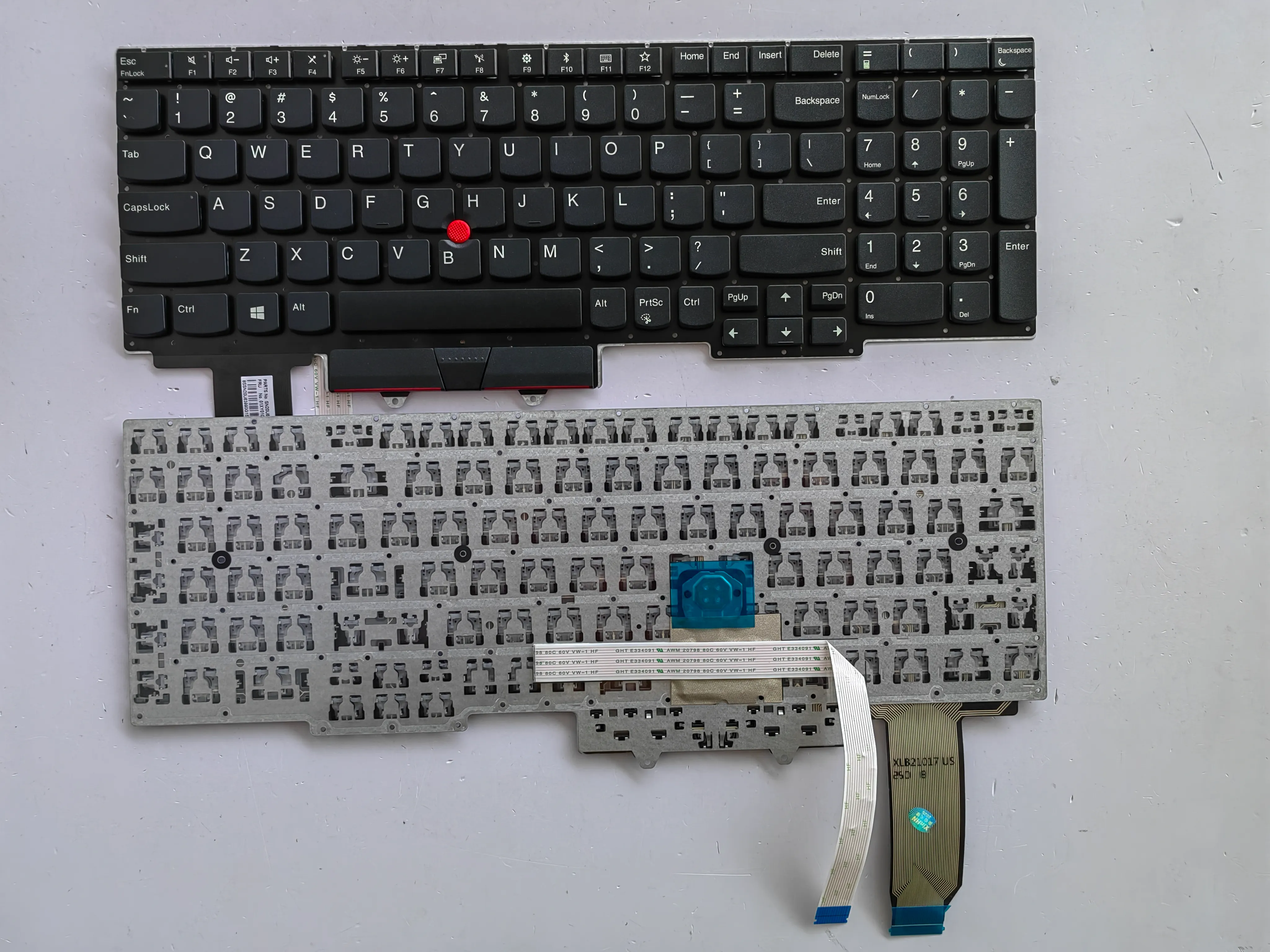 Picture of Laptop US keyboard forNew Replacement Keyboard Laptop For IBM E15 generation/SK full light/E15 GEN1 BLACK With Point (OEM) US US Layout